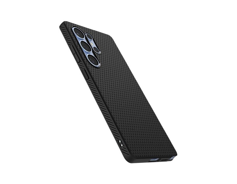 Spigen Liquid Air, matte black - Samsung Galaxy S25 Ultra (ACS08953)