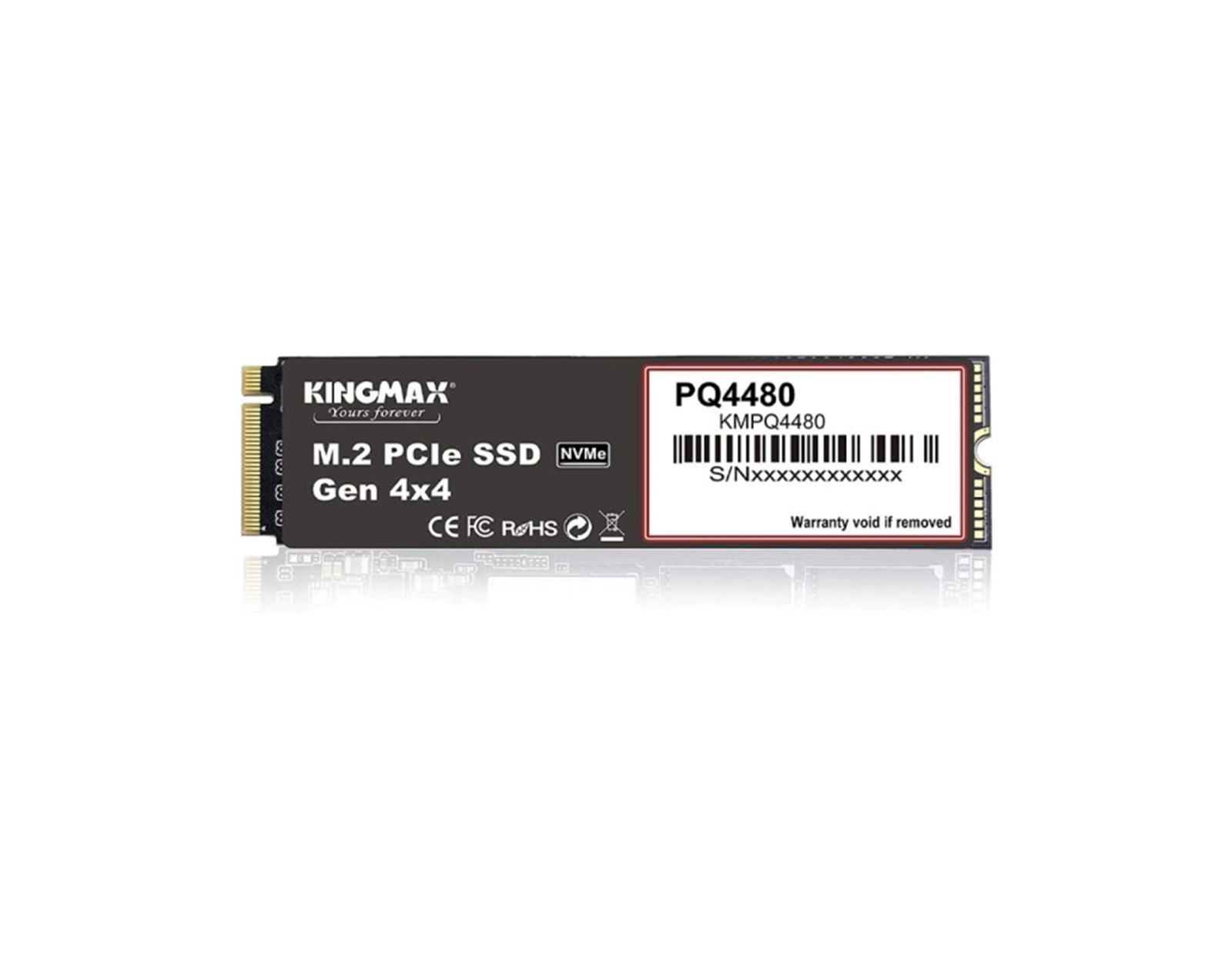Kingmax PQ4480 500GB M.2 2280 PCIe NVMe SSD Gen4x4