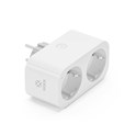 WOOX WiFi Smart dupla utičnica, 16A/3680W, WooxHome app, glasovna kontrola - Alexa & Google Assistant, Wi-Fi kontrola (R6153)