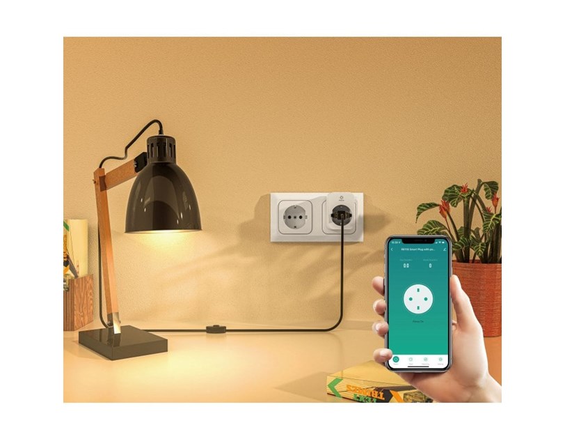 WOOX WiFi Smart utičnica EU, 16A/3680W, WooxHome app, voice control - Alexa & Google Assistant, 4 kom pakiranje (R6118-4PACK)