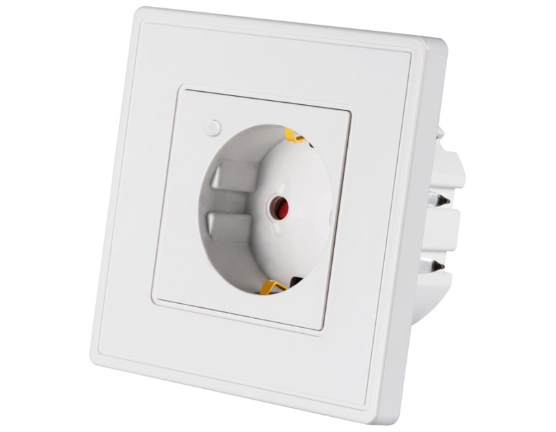 WOOX WiFi Smart zidna utičnica, 250VAC 10A 2300W, WooxHome app, glasovna kontrola - Alexa & Google Assistant (R4054)