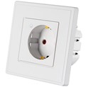 WOOX WiFi Smart zidna utičnica, 250VAC 10A 2300W, WooxHome app, glasovna kontrola - Alexa & Google Assistant (R4054)