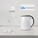 WOOX WiFi Smart zidna utičnica, 250VAC 10A 2300W, WooxHome app, glasovna kontrola - Alexa & Google Assistant (R4054)