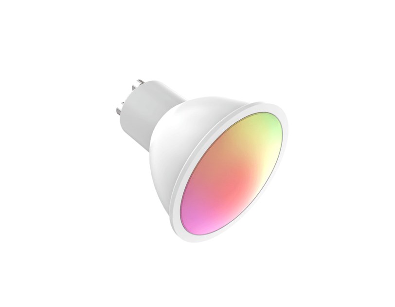 WOOX WiFi Smart LED Spot RGB+CCT žarulja GU10, 5.5W, 400lm, 2700-6500K, WooxHome app, glasovna kontrola - Alexa & Google Assistant (R9076)