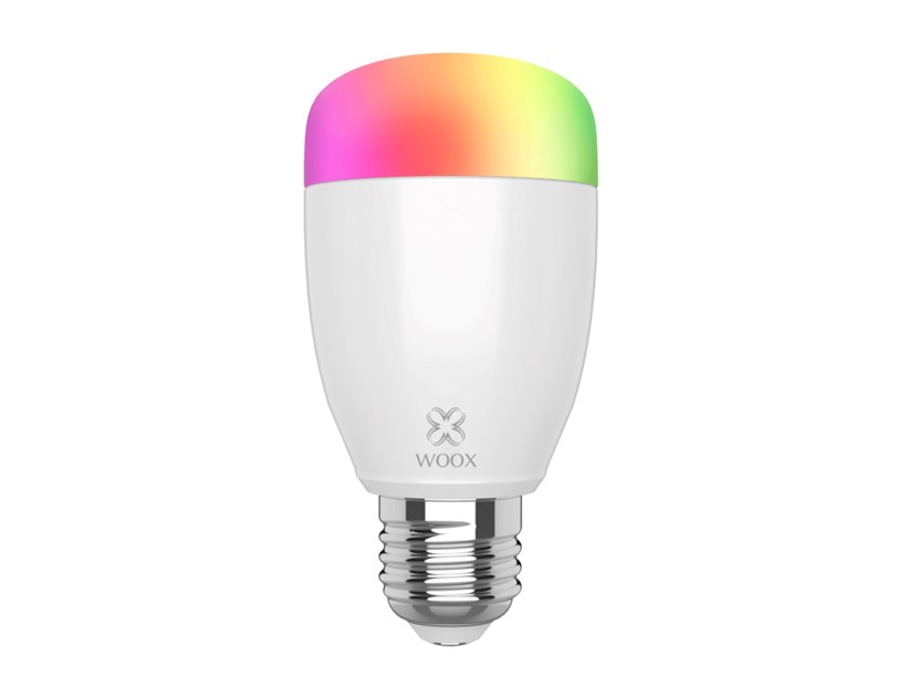 WOOX WiFi Smart LED RGB+CCT žarulja E27, 6W, 500lm, 2700K-6500K dimabilna, WooxHome app, glasovna kontrola - Alexa & Google Assistant (R5085)