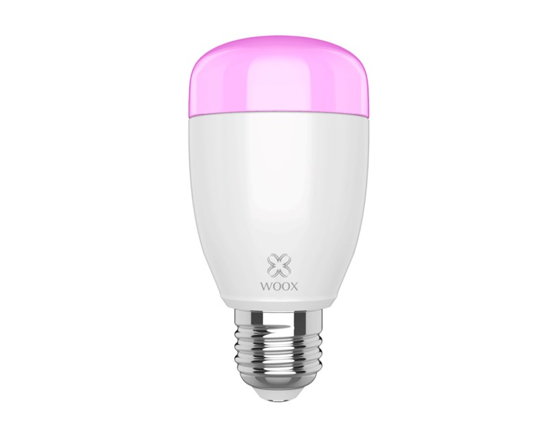 WOOX WiFi Smart LED RGB+CCT žarulja E27, 6W, 500lm, 2700K-6500K dimabilna, WooxHome app, glasovna kontrola - Alexa & Google Assistant (R5085)