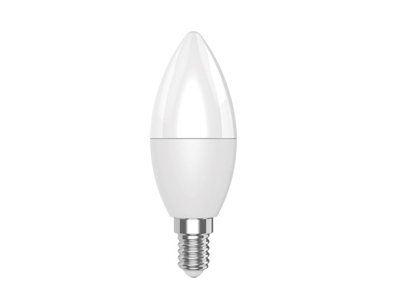 WOOX WiFi Smart LED RGB+CCT žarulja E14, 5W, 470lm, 2700K-6500K dimabilna, WooxHome app, glasovna kontrola - Alexa & Google Assistant (R9075)