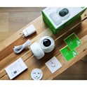WOOX WiFi Smart PTZ kamera, Pan/Tilt/Zoom, Full HD 1080p, 360°/104°, microSD, Wooxhome app, glasovna kontrola - Alexa & Google Assistant (R4040)
