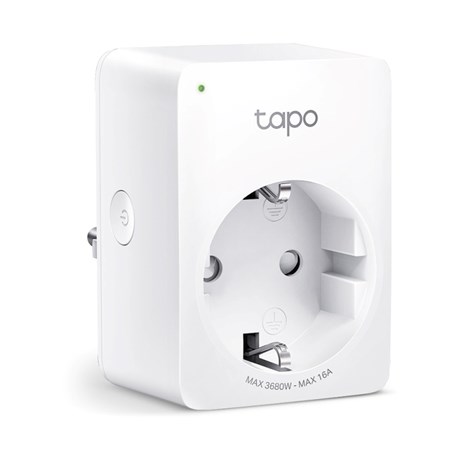 TP-Link Tapo Smart WiFi Plug, 2.4GHz, 802.11b/g/n, BT4.2, Tapo app, kontrola potrošnje energije, Timer/Schedule postavke, Glasovna kotrola Amazon Alexa/Google Assistant