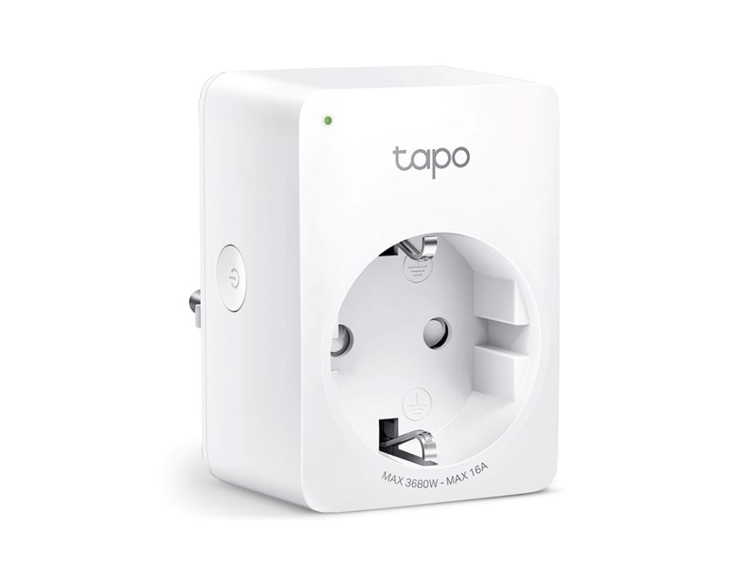 TP-Link Tapo Smart WiFi Plug, 2.4GHz, 802.11b/g/n, BT4.2, Tapo app, kontrola potrošnje energije, Timer/Schedule postavke, Glasovna kotrola Amazon Alexa/Google Assistant