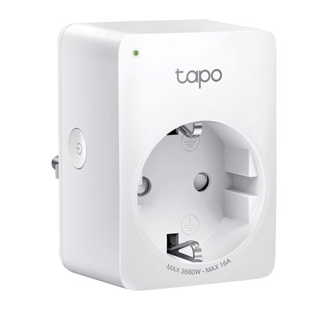 TP-Link Tapo Smart WiFi Plug Matter Standard, 2.4GHz, 802.11b/g/n, BT4.2, Tapo app, kontrola potrošnje energije, Timer/Schedule postavke, Glasovna kotrola Amazon Alexa/Google Assistant