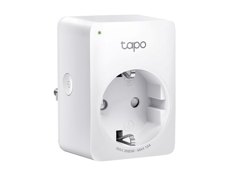 TP-Link Tapo Smart WiFi Plug Matter Standard, 2.4GHz, 802.11b/g/n, BT4.2, Tapo app, kontrola potrošnje energije, Timer/Schedule postavke, Glasovna kotrola Amazon Alexa/Google Assistant