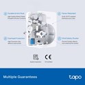 TP-Link Tapo Smart WiFi Plug Matter Standard, 2.4GHz, 802.11b/g/n, BT4.2, Tapo app, kontrola potrošnje energije, Timer/Schedule postavke, Glasovna kotrola Amazon Alexa/Google Assistant