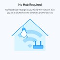 TP-Link Tapo Smart Wi-Fi žarulja E27, 8.7W, 806lm, 2700K dimabilna, glasovna kontrola (Amazon Alexa & Google Assistant)