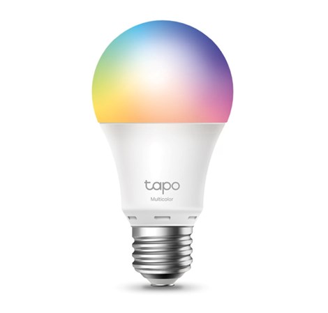 TP-Link Tapo Smart Wi-Fi višebojna žarulja E27, 8.7W, 806lm, 2500K - 6500K, glasovna kontrola (Amazon Alexa & Google Assistant)