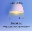 TP-Link Tapo Smart Wi-Fi višebojna žarulja E27, 8.7W, 806lm, 2500K - 6500K, glasovna kontrola (Amazon Alexa & Google Assistant)