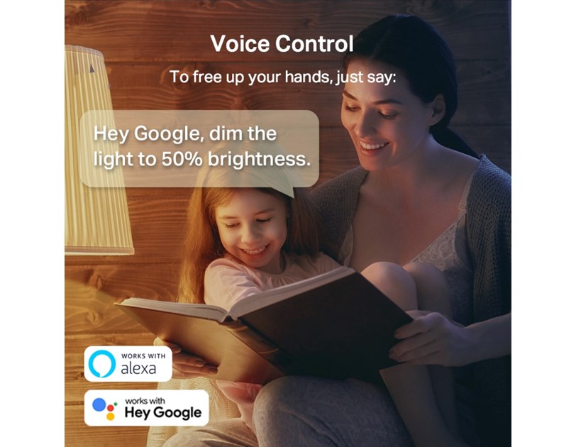 TP-Link Tapo Smart Wi-Fi višebojna žarulja E27, 8.7W, 806lm, 2500K - 6500K, glasovna kontrola (Amazon Alexa & Google Assistant)