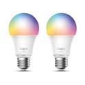 TP-Link Tapo Smart Wi-Fi višebojna žarulja E27, 8.7W, 806lm, 2500K - 6500K, glasovna kontrola (Amazon Alexa & Google Assistant) 2 pack