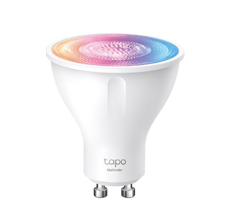 TP-Link Tapo Smart Wi-Fi Spotlight višebojna žarulja GU10, 350lm, 2,200 K do 6,500 K, dimabilna, glasovna kontrola (Amazon Alexa & Google Assistant)