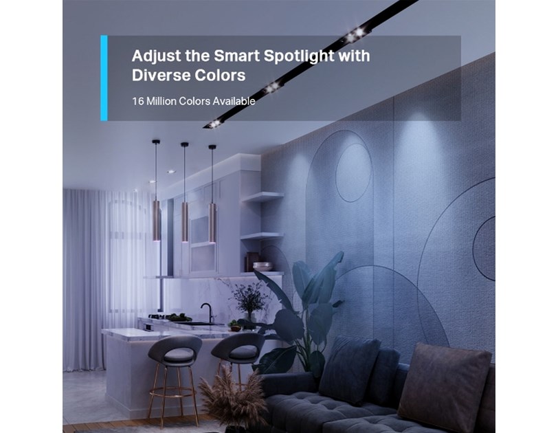 TP-Link Tapo Smart Wi-Fi Spotlight višebojna žarulja GU10, 350lm, 2,200 K do 6,500 K, dimabilna, glasovna kontrola (Amazon Alexa & Google Assistant)