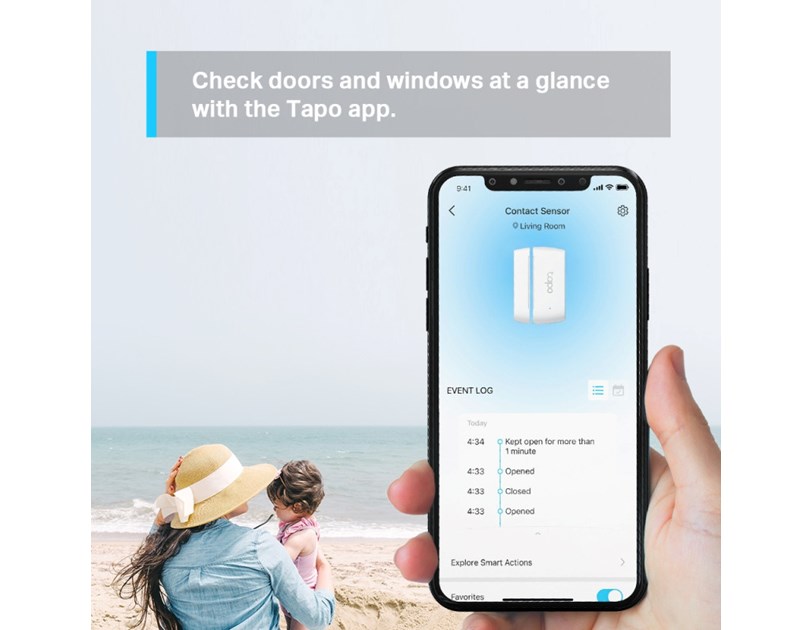 TP-Link Tapo T110 Smart senzor za prozore i vrata