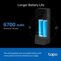 TP-Link Tapo Smart bežično zvono za vrata s video kamerom 2560×1920px, 2K 5MP, 160° dijagonalno, dvosmjerni audio, IR LED, detekcija pokreta, IP64