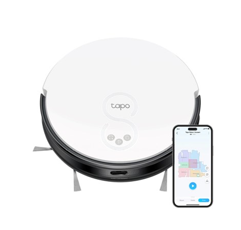 TP-Link Tapo RV20 Mop robotski usisivač i perač, LiDAR + Gyro Navigation, 2600 mAh, 400 ml Dustbin, 300ml Water Tank, WiFi/Bluetooth, Home/Alexa, Tapo APP