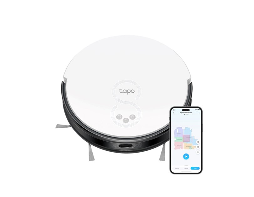 TP-Link Tapo RV20 Mop robotski usisivač i perač, LiDAR + Gyro Navigation, 2600 mAh, 400 ml Dustbin, 300ml Water Tank, WiFi/Bluetooth, Home/Alexa, Tapo APP