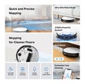 TP-Link Tapo RV20 Mop robotski usisivač i perač, LiDAR + Gyro Navigation, 2600 mAh, 400 ml Dustbin, 300ml Water Tank, WiFi/Bluetooth, Home/Alexa, Tapo APP