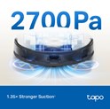 TP-Link Tapo RV20 Mop robotski usisivač i perač, LiDAR + Gyro Navigation, 2600 mAh, 400 ml Dustbin, 300ml Water Tank, WiFi/Bluetooth, Home/Alexa, Tapo APP
