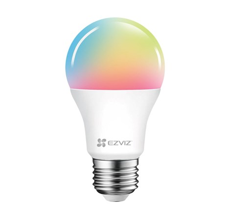EZVIZ WiFi Smart RGB dimabilna LED žarulja, E27, 8W, 806lm, 2700-6500K, EZVIZ app, glasovna kontrola - Alexa & Google Assist (LB1-Color)
