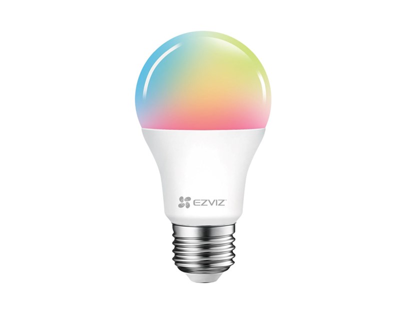 EZVIZ WiFi Smart RGB dimabilna LED žarulja, E27, 8W, 806lm, 2700-6500K, EZVIZ app, glasovna kontrola - Alexa & Google Assist (LB1-Color)