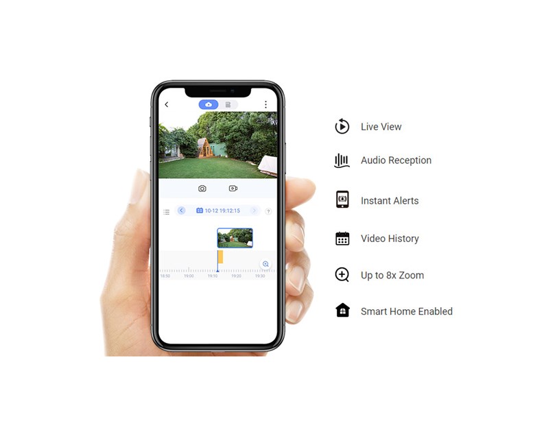 EZVIZ WiFi Smart FHD IR kamera, 1/4" Progressive Scan CMOS, dvosmjerni audio, detekcija pokreta, microSD, EZVIZ app, glasovna kontrola (C6N FHD)