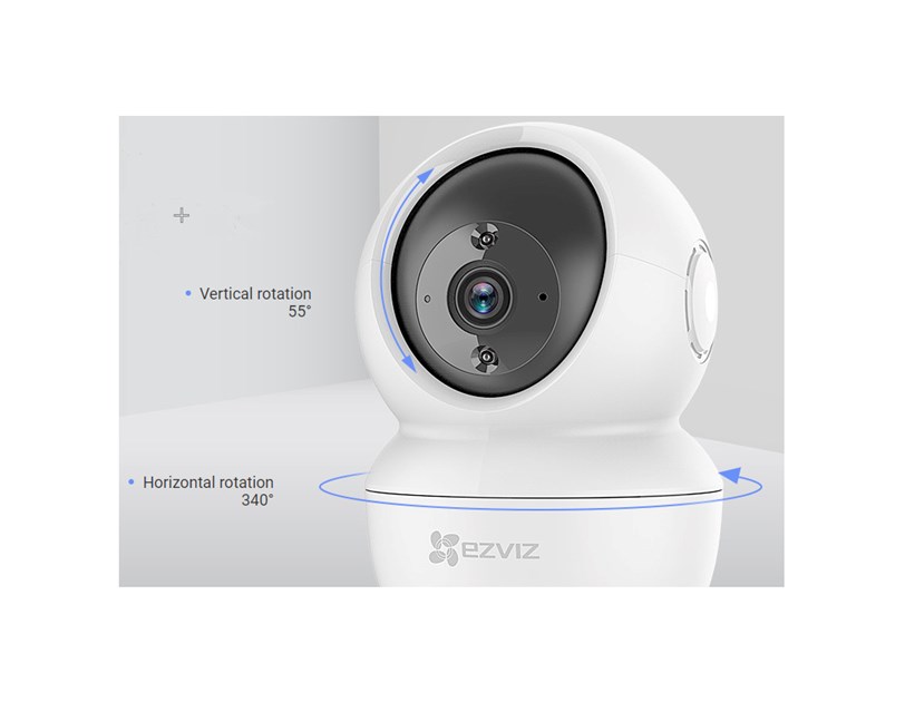 EZVIZ WiFi Smart FHD IR kamera, 1/4" Progressive Scan CMOS, dvosmjerni audio, detekcija pokreta, microSD, EZVIZ app, glasovna kontrola (C6N FHD)