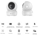 EZVIZ WiFi Smart FHD IR kamera, 1/4" Progressive Scan CMOS, dvosmjerni audio, detekcija pokreta, microSD, EZVIZ app, glasovna kontrola (C6N FHD)