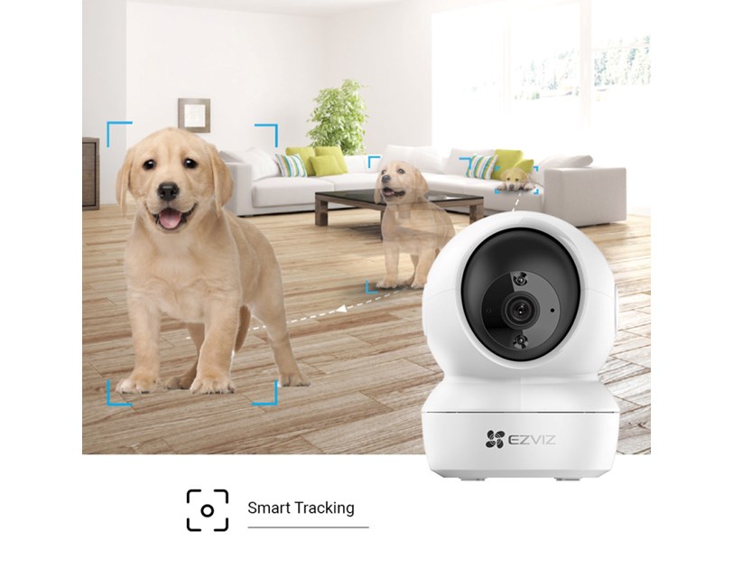 EZVIZ WiFi Smart 2K IR PT kamera, 3" Progressive Scan CMOS, dvosmjerni audio, detekcija pokreta, microSD, EZVIZ app, glasovna kontrola, noćno snimanje (C6N 2K+)
