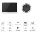 EZVIZ WiFi Smart zvono za vrata sa FHD kamerom, 1/3" Progressive Scan CMOS, dvosmjerni audio, PIR, microSD, Nightvision, EZVIZ app, (DP2C)