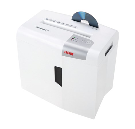 HSM shredstar S10 uništavač dokumenata + CD medija, trakasti rez, 6mm, razina sigurnosti E-2/O-1/P-2/T-1, kapacitet 18l