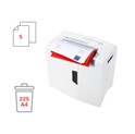 HSM shredstar X5 uništavač dokumenata + CD medija, trakasti i poprečni rez, 4.5×30mm, razina sigurnosti E-2/F-1/O-1/P-4/T-2, kapacitet 18l