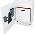 HSM securio P44i uništavač dokumenata + CD medija, trakasti + poprečni rez, 1×5mm, razina sigurnosti E-5/F-3/O-6/P-7/T-6, kapacitet 205l