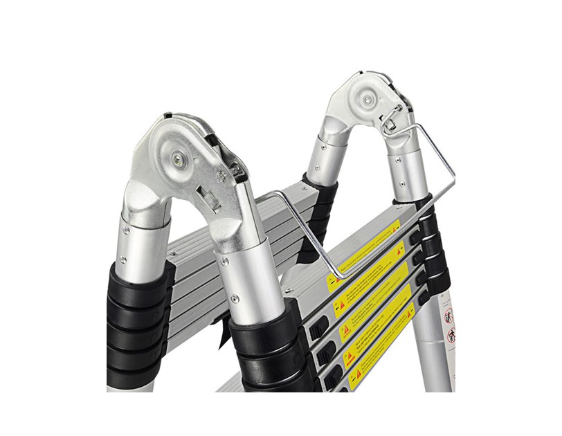ProScope teleskopske ljestve (Preklopne) #DLT708B - (2x8 stepenica / 237-500 cm) + stabilizator
