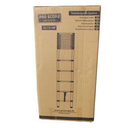 ProScope teleskopske ljestve #DLT214F (15 stepenica/440cm) - PRO