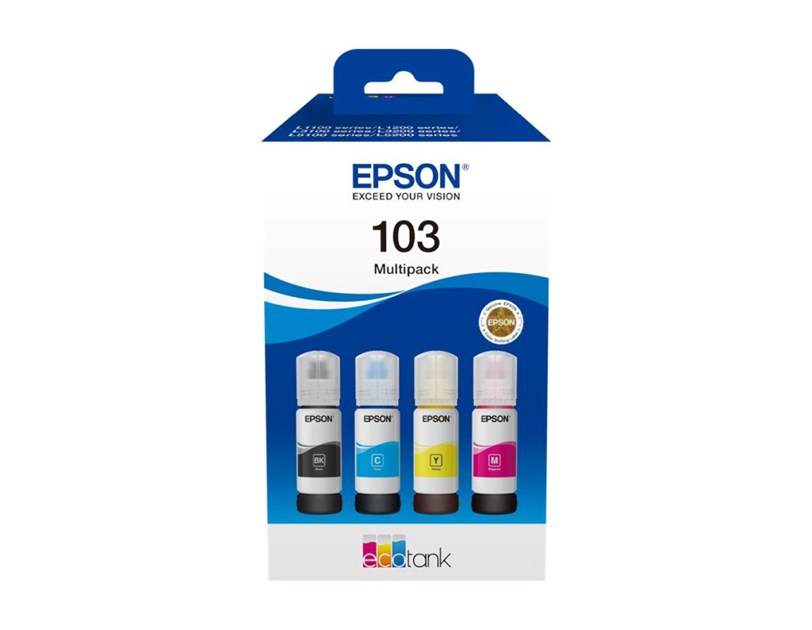 Epson tinta 103 EcoTank MULTIPACK (C13T00S64A) 