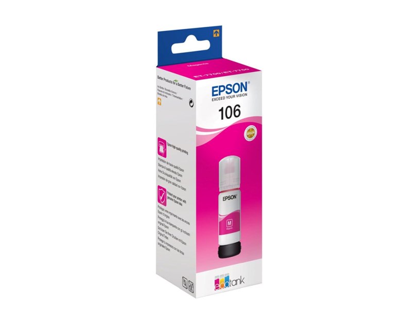 Epson tinta 106 EcoTank magenta (C13T00R340) 70ml