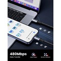 UGREEN USB-C (M) na USB-C (M) 240W, pleteni kabel MFi, 2.0m