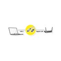 Roline adapter/kabel USB-C - Gigabit LAN 10/100/1000Mbit/s, 2.0m. crni