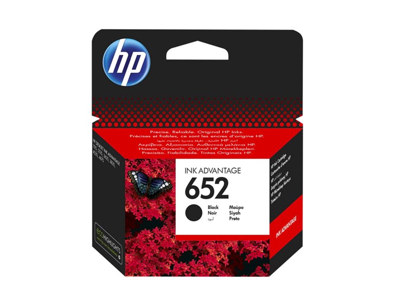 HP tinta F6V25AE (652) crna (6ml-360 stranica)