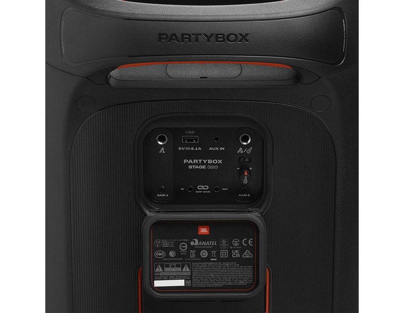 JBL PARTYBOX 320 Prijenosni bežični bluetooth zvučnik velike snage 240W, Bluetooth, USB, RGB osvjetljenje, crni
