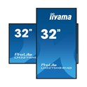 IIYAMA 32" LH3275HS-B1AG FHD (1920x1080) IPS Signage, 60Hz, 16:9, 8ms, 500 cd/m2, 1200:1, HDMI/DP, 2xUSB-A, zvučnici, crni