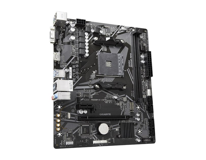 GigaByte MB A520M K, S.AM4, DDR4/5100(OC), PCIe 3.0, SATA3, M.2, RAID, G-LAN, D-Sub/HDMI, mATX